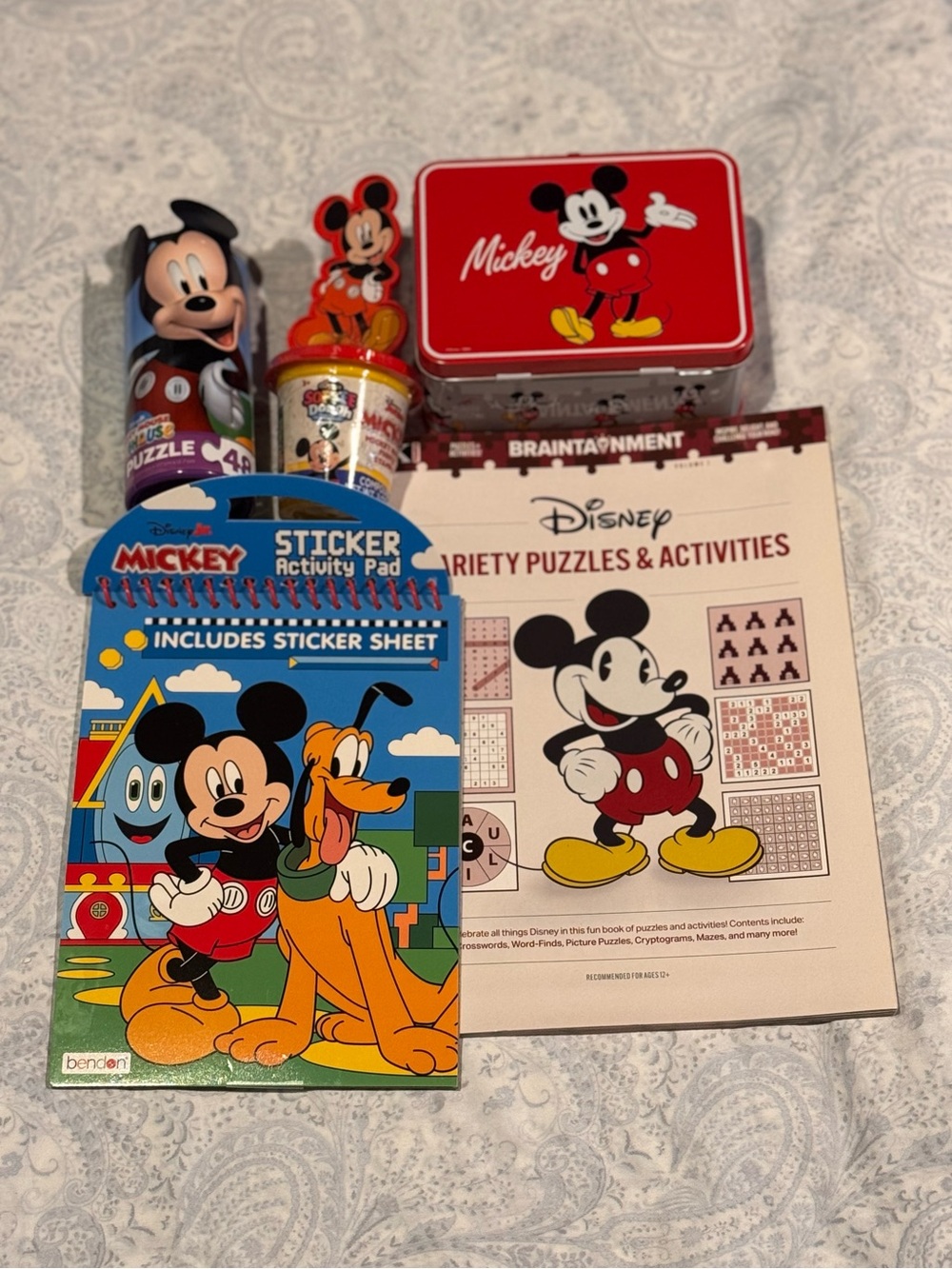 Disney Mickey Mouse Big Kids Activity Set withTin Box